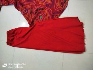 Bandhani Print Kurta Plazo