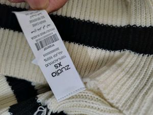 Striped Knit Sweater