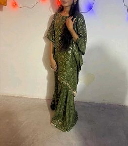 Kaftan With Sharara Dress