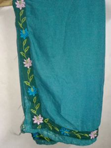 Multicolored Embroidery  Suit Set