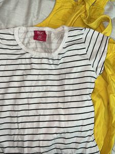 Tweety Dungree And Tshirt Pair