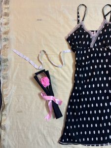 ✮⋆˙polka dot slip dress✮⋆˙