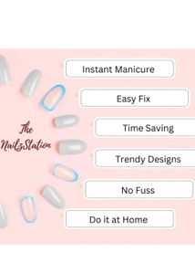 Peach Colour  Nail Gel Extension Tip dd On Sparkl