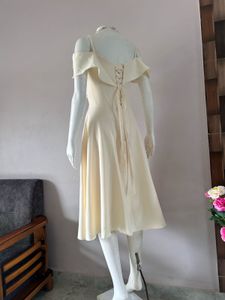 A-line midi gown