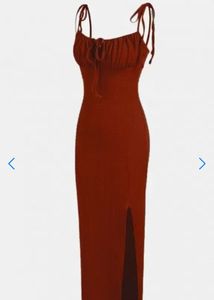 Brown Beachy Bodycon Dress