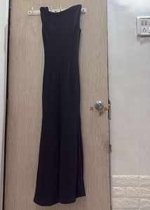 Black Shining Western Gown