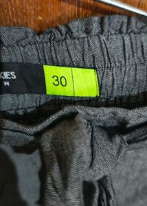 Grey Peg Trouser
