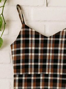 Plaid Crop Top