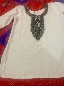 Women Short Jeans Kurti