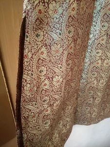 Banarasi Gold Kurti  with Maroon salwar💘