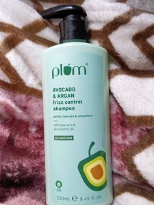 Plum Avocado Frizz Control Shampoo