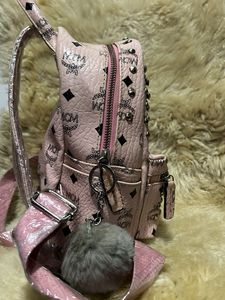 MCM Studded Leather Backpack Ki