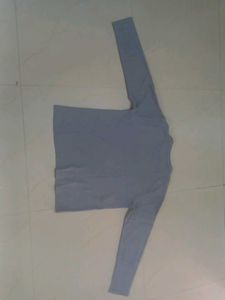 Men's Blue Long Sleeve T-Shirt