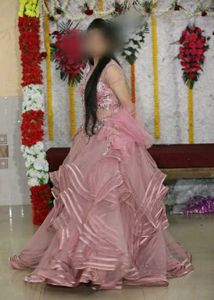 Pink Bridal gown