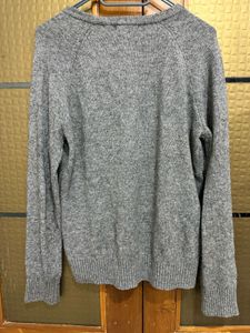 GUESS Brand Grey And Green Sweater