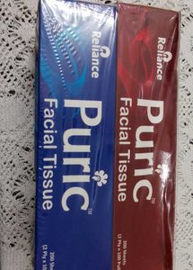 facial tissue pack of 2
