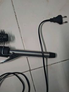 Curling Iron with Brush Attachment