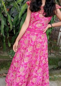 Dark Pink Long Gown