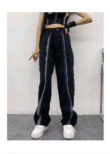 Urbanic Raw Hem Straight Leg Jeans.