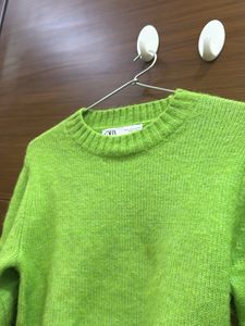 Green Knit Sweater