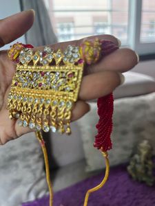 Beaded &amp; Rhinestone Statement Necklace