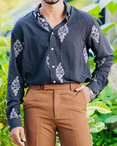 Stylish embroider Men's Shirt