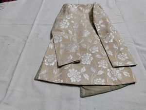 Floral Print Double Breasted Sherwani