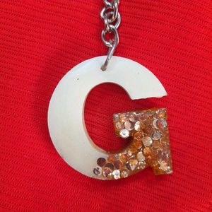 G Initial Keychain