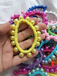 20 Pieces Multicolor Stone Rubber Band