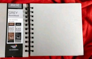Brustro Grey Toned Paper Sketchbook