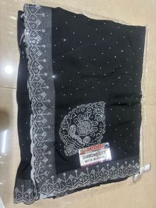 Elegant Black Saree