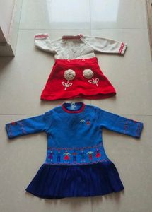 Combo Of 2 Partywear Frock Cum Skirt Top