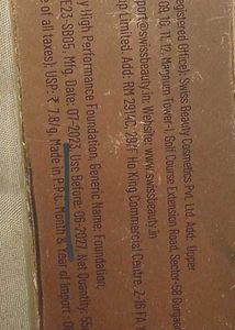 Swiss Beauty High Performance Foundation