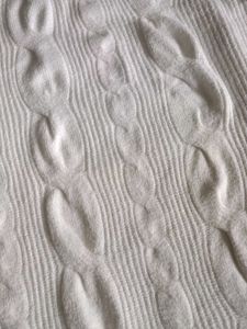 Cream Cable Knit Sweater