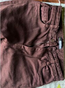 Brown Wide Leg Pants