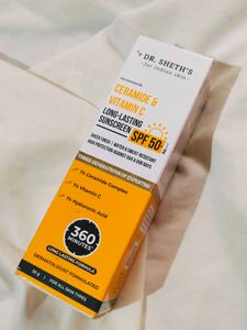 Dr Sheth's Ceramide And Vitamin C Long Lasting Sunscreen