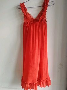 Red Lace Dress/ Nighty