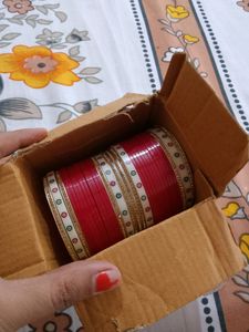 Beautiful Red Colour Bridal Chura
