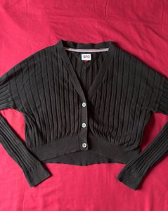 Tommy Jeans Black Cardigan