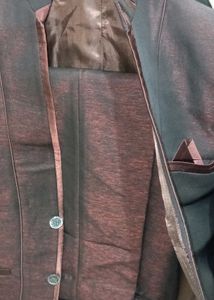 Brown Coat Pant