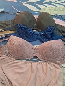 Combo Of Four Imported Fabric Bra