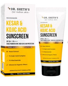 Dr. Sheth's Kesar Sunscreen