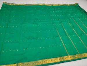 Green &amp; Gold Sari