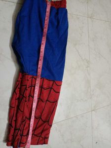 Kids Spiderman Dress With Mask For 3-4 Years