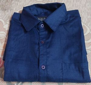 Blue Color Shirt For Regular Use