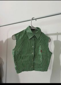 Polo Crop Top 💚