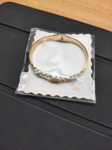 Gold Stainless Steel Bangle