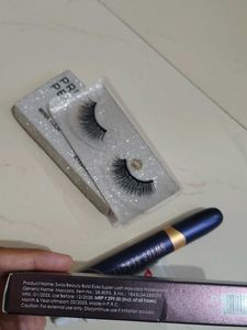 Swiss Beauty Mascara With FREE Eyelashes And Glue