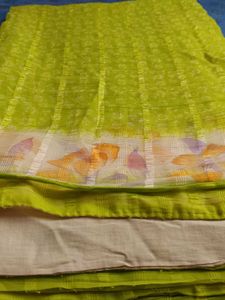 Green light weight sareee