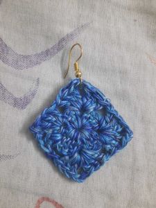 Crochet Granny Square Earrings